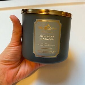 Mahogany Teakwood, bath and body works candle